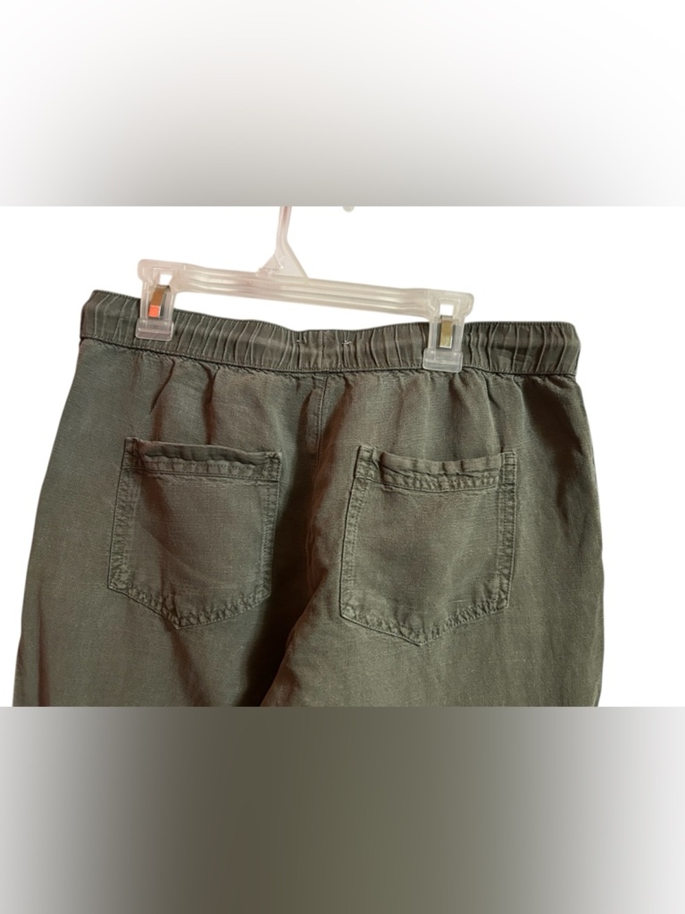 Nicole Miller Olive Cargo Drawstring Capris - Picture 7 of 15
